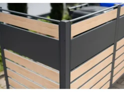 Westmann Mülltonnenboxen|Mülltonnenverkleidung Planum Metall 5 x 240 l