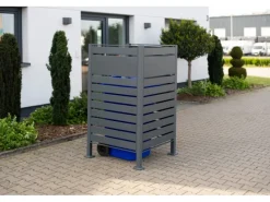 Westmann Mülltonnenboxen|Mülltonnenverkleidung Planum Metall 1 x 240 l