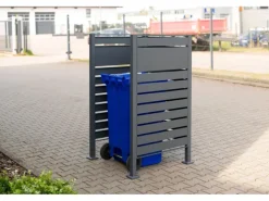 Westmann Mülltonnenboxen|Mülltonnenverkleidung Planum Metall 1 x 240 l