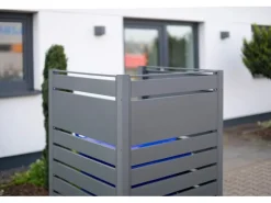 Westmann Mülltonnenboxen|Mülltonnenverkleidung Planum Metall 1 x 240 l