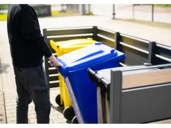 Westmann Mülltonnenboxen|Mülltonnenverkleidung Planum Metall 3 x 240 l