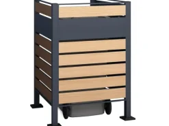 Westmann Mülltonnenboxen|Mülltonnenverkleidung Planum Metall 1 x 240 l