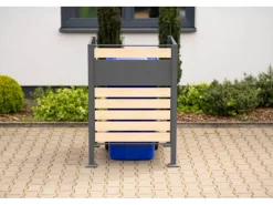 Westmann Mülltonnenboxen|Mülltonnenverkleidung Planum Metall 1 x 240 l