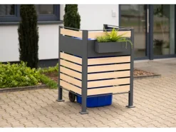 Westmann Mülltonnenboxen|Mülltonnenverkleidung Planum Metall 1 x 240 l