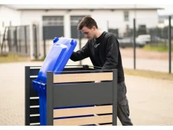 Westmann Mülltonnenboxen|Mülltonnenverkleidung Planum Metall 1 x 240 l