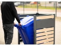 Westmann Mülltonnenboxen|Mülltonnenverkleidung Planum Metall 1 x 240 l