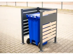 Westmann Mülltonnenboxen|Mülltonnenverkleidung Planum Metall 1 x 240 l