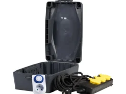 Wetterschutzbox incl. 3-fach Steckdosenleiste 8 m* Sale