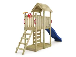Wickey Gartenspielgeräte|Spielturm JoyFlyer mit Rutsche Pastellgrün