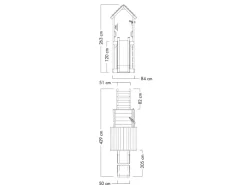 Wickey Gartenspielgeräte|Spielturm JoyFlyer mit Rutsche Pastellgrün
