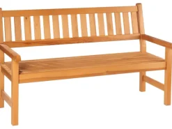 Gartenbank Westerland 3-Sitzer 91 cm x 155 cm x 71 cm Honigbraun FSC*Wilk Best