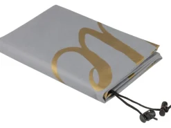 Deko-Haube Protect XL Grau mit Goldaufdruck 1,1 m x 1,1 m*Windhager Clearance