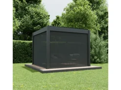 Seitenmarkise Aluminium Pergola 300 cm Dunkelgrau*Ximax Online