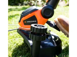 Yardforce Rasentrimmer|YARD FORCE Elektro-Rasentrimmer ET U25-EU mit Doppelfadenschnitt und Schwenkbarem Kopf