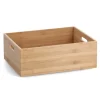 Aufbewahrungskiste Bambus 30 cm x 40 cm x 14 cm Natur*Zeller