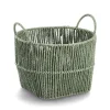 Aufbewahrungskorb Papiergeflecht Ø 30 cm x 21 cm Salbei*Zeller Hot