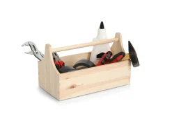 Zeller Universalboxen|Dekokiste Kiefer 20,5 cm x 18 cm x 34 cm Natur