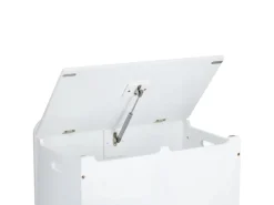 Kinder-Truhe Wolke mit Deckel MDF/Kiefer 60 cm x 34,5 cm x 56 cm Weiß*Zeller Outlet