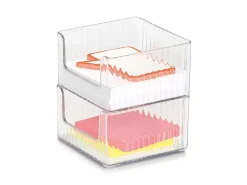 Utensilien-Organizer-Set Kunststoff 3-teilig Transparent*Zeller Best