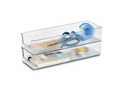 Utensilien-Organizer-Set Kunststoff 3-teilig Transparent*Zeller Best