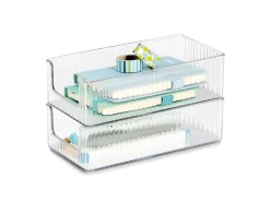 Utensilien-Organizer-Set Kunststoff 3-teilig Transparent*Zeller Best