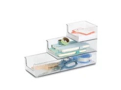 Utensilien-Organizer-Set Kunststoff 3-teilig Transparent*Zeller Best