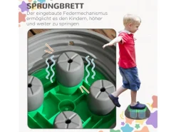 ZONEKiZ Outdoor-Spielzeug|Flusssteine 5-tlg. für Kinder Rutschfest bis 80 kg Belastbar für Outdoor