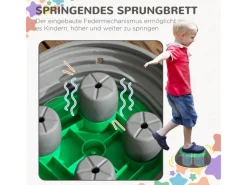 ZONEKiZ Outdoor-Spielzeug|Flusssteine 11-tlg. für Kinder Balance Rutschfeste Motorik