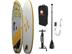 Zray Wassersport|Aufblasbares Stand Up Paddle Board E11 Komplettset Gelb 335 x 81 x 13 cm inkl. Zubehör