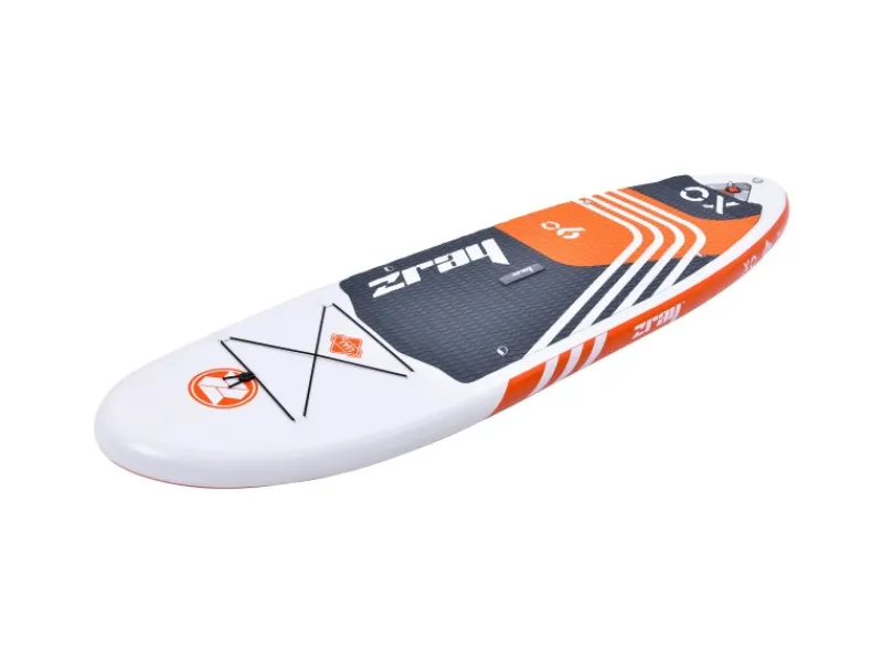 Zray Wassersport|Aufblasbares Stand Up Paddle Board X0 Komplettset Orange 275 x 76 x 13 cm inkl. Zubehör