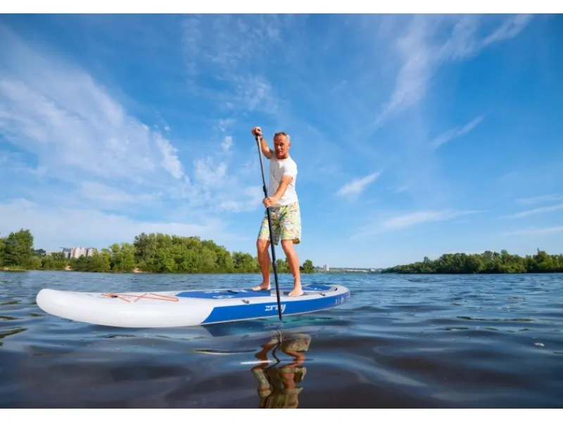 Zray Wassersport|Aufblasbares Stand Up Paddle Board X1 Komplettset Blau 310 x 81 x 15 cm inkl. Zubehör